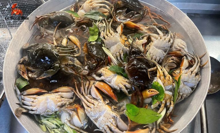 Công thức hấp ghẹ với lá chanh cực kỳ hấp dẫn