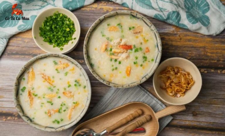 Chao ghẹ cung cấp nhiều khoáng chất tốt cho trẻ phát triển thể chất