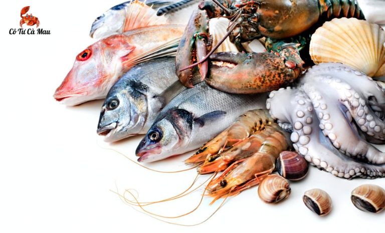 Tổng hợp lượng tôm, cua, cá phổ biến, thích hợp cho trẻ dùng trong ngày