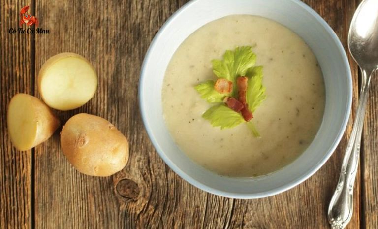Cháo ghẹ nấu cùng khoai tây