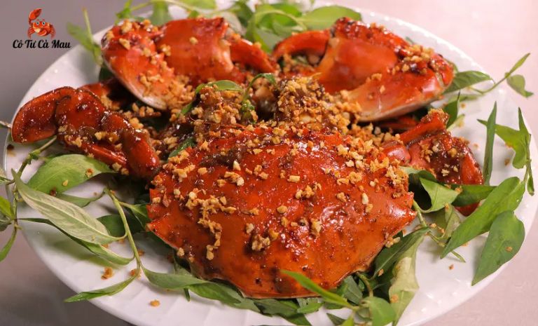 Cua Cà Mau sốt bơ tỏi chinh phục những thực khách khó tính nhất