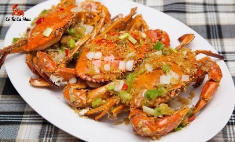 Vị béo ngọt của hành kết hợp cùng vị tươi của thịt cua giúp món ăn thêm phần đặc biệt