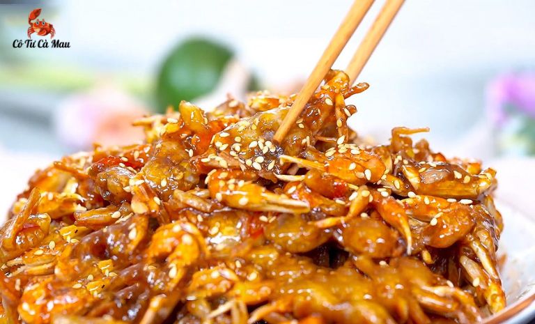 Ghẹ rang me chinh phục người thưởng thức bởi sốt me say đắm
