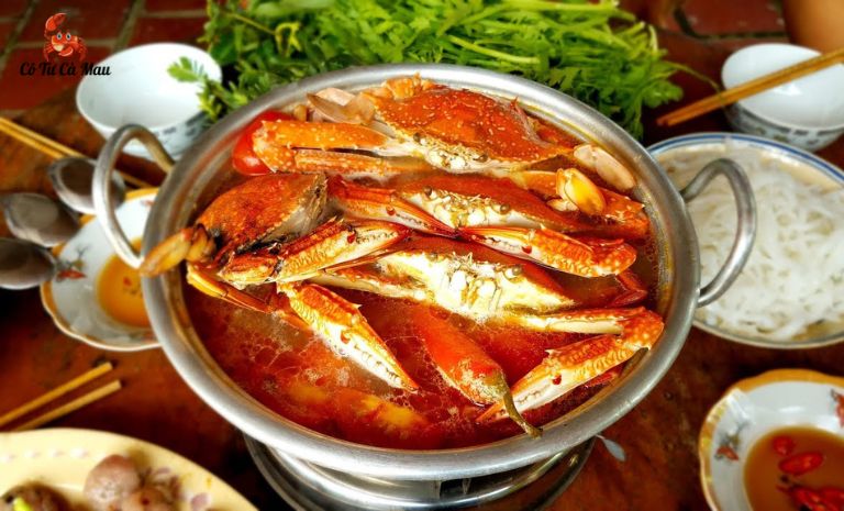 Hương vị lẩu ghẹ độc đáo khiến ăn một lần là khó quên