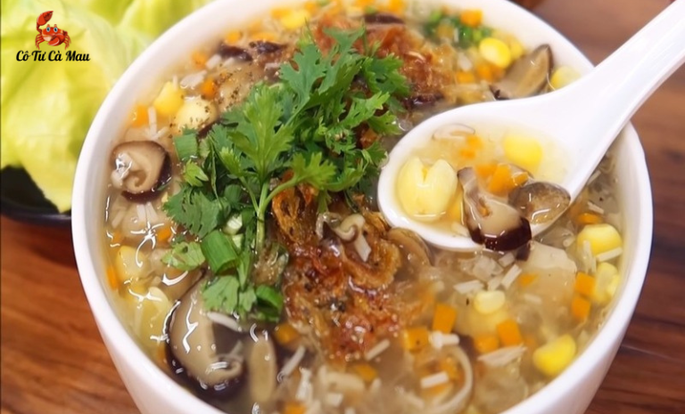 Bật mí cách làm món soup ghẹ bông đỏ